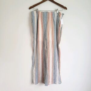 NWT Charlotte Russe Striped Linen Blend Pants
